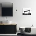 thumbnail image 3 of Stupell Industries Marble Pattern Bath Typography Painting White Framed Art Print Wall Art, 20 x 16, 3 of 10
