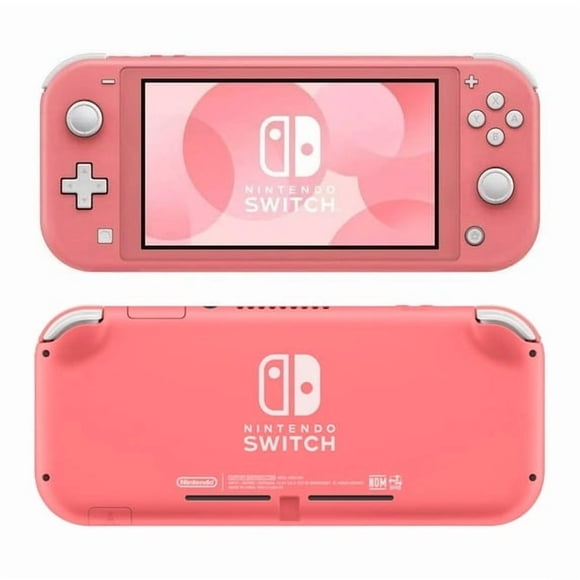 Nintendo Switch Lite Game Console with Retrofam Carry Case International Version - Coral Pink (Refurbished)