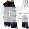thumbnail image 3 of Karymi Sweatpants Women Solid Layered Ruffle Skirt Overlay Cargo Pants, Lace Spliced Side Decor, Drawstring Cuffed Ankle Hem Streetwear Pants With Pockets Linen&nbsp;Pants&nbsp;Women, 3 of 6
