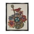 thumbnail image 2 of Stupell Industries Nashville Music City Detailed Floral Pattern Guitar Graphic Art Metallic Gold Floating Framed Canvas Print Wall Art, Design by Valentina Harper, 2 of 5