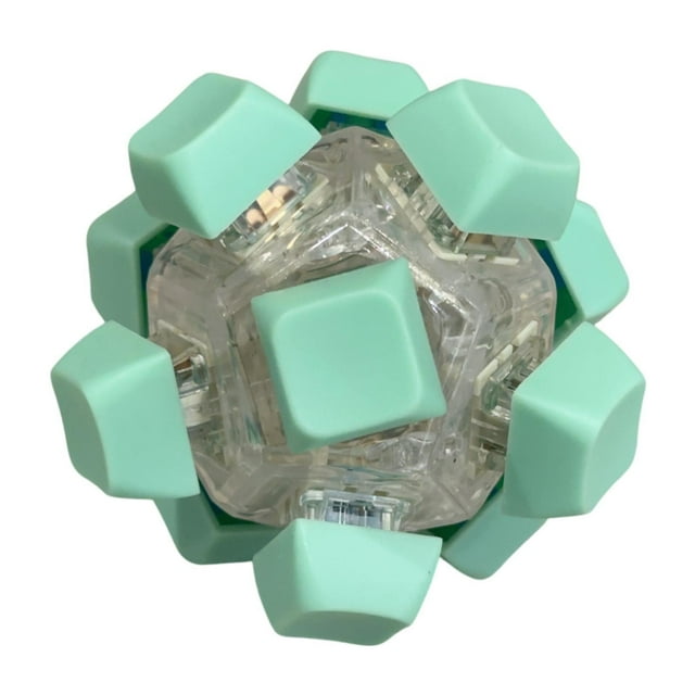 BELOVING Keyboard Fidget Toy Adults Birthday Working Mini Fidget Toy Keyboard Light Blue