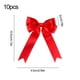 thumbnail image 3 of Cinta Navideña de 10,5 X 6,5 Cm | Lazo de Satén de Nailon y Licra Hecho a Mano | Cinta de Cola de Milano de Poliéster Resistente | Decoración Festiva para Árboles | Envoltura de Regalos | Coronas Nav, 3 of 6