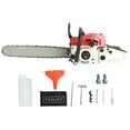 thumbnail image 2 of Floseru 58 cc Gas Powered Chainsaw, 20 in Quick-Switch Bars – 550 ml Fuel Tanks, Automatic Chain Oiler, Centrifugal Air Filter, Quick Start, Inertial Chain Brake, 2 of 10