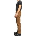 thumbnail image 5 of FULL BLUE Carpenter Canvas Pants, Regular Fit, Performance Stretch, Utility Pocket & Hammer Loop, Rust, 36x30, 5 of 6