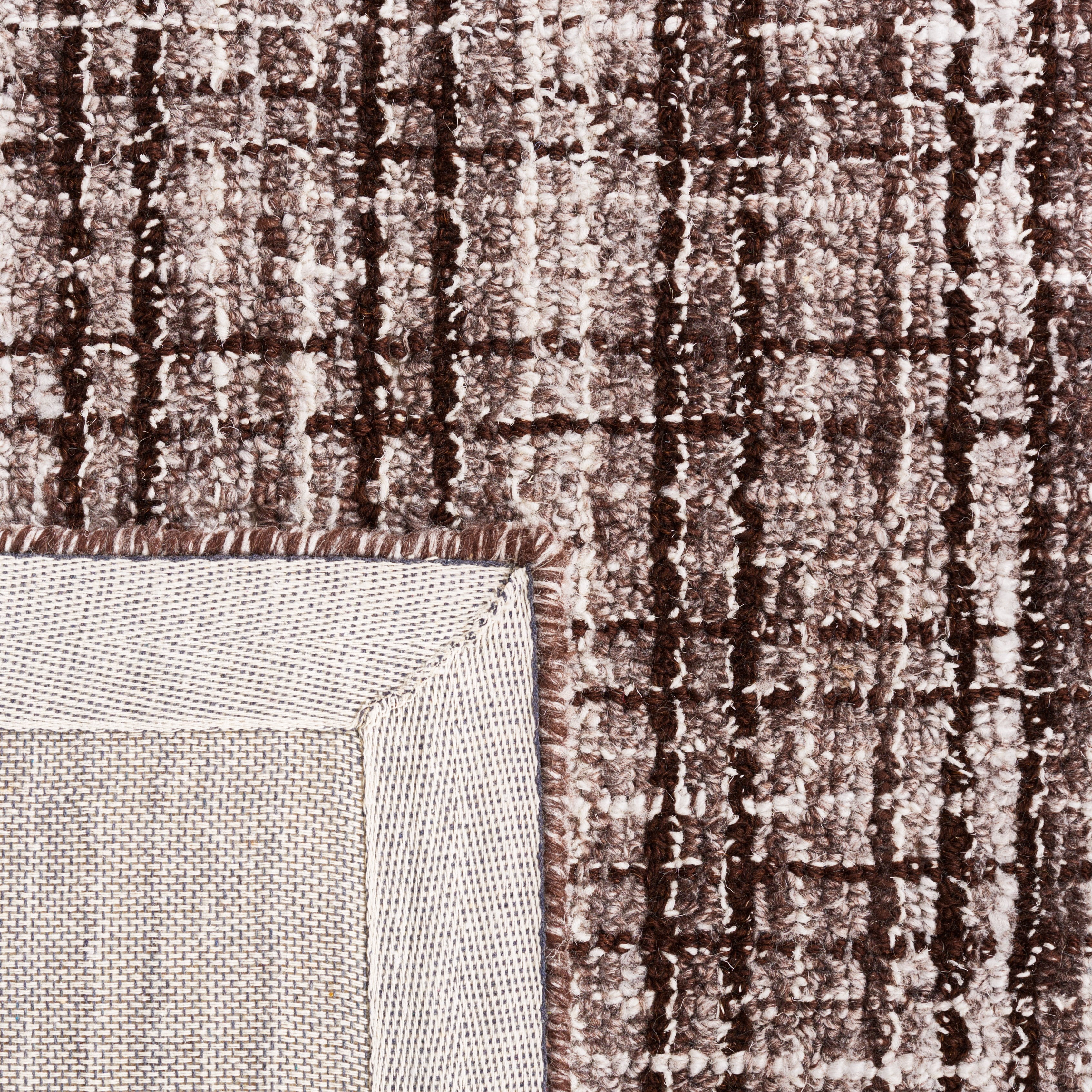SAFAVIEH Abstract Aifric Trellis Area Rug, Brown/Gray, 5' x 8'