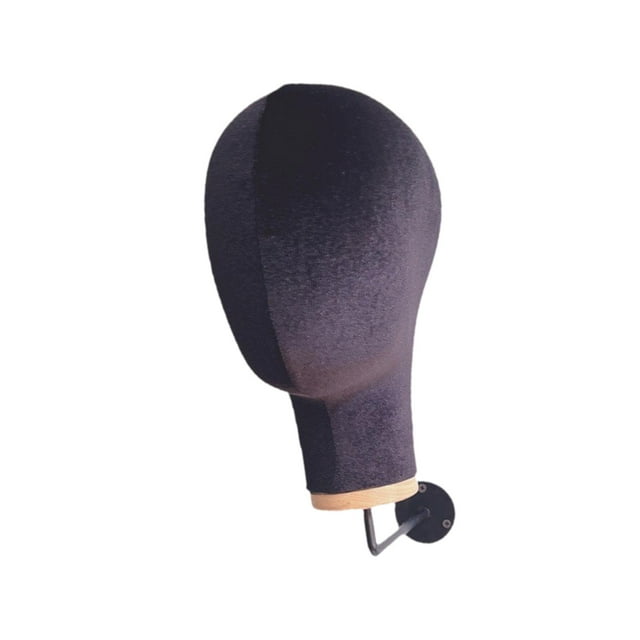 BELOVING Mannequin Head Lightweight Multipurpose Wall Mount Stand for Retail Shop Black
