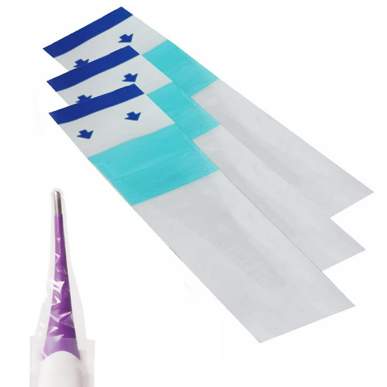  New 100 Disposable Thermometer Probe Tip Covers for Oral or  Rectal Use - Sleeve for Digital or Traditional Thermometers - for Baby,  Adults and Kids : Health & Household