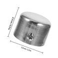 thumbnail image 2 of GAXIRE 4Ud Decorativos Para Barra De En Metal Plateado Resistente Y, 2 of 8
