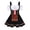Black, variant on Oktoberfest Dirndl Dress for Women German Traditional Bavarian Outfits,L,Black