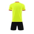 thumbnail image 4 of Boys Outfits Boys Youth Athletic Team Sportswear Top and Shorts Training Set Boys' Clothing Sets Yellow 13-14 Years, 4 of 6