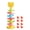 7 Layers, variant on YIFAEUX Kids Ball Drop Tower 2/3/5/7/9 Layers Cartoon Pig Marble Run Track Toy Toddlers Boys Girls Educational Rolling Ball Slide Toy