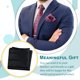 thumbnail image 4 of Sonducket Pañuelo masculino, toalla de mano hecha a mano flexible, traje de fiesta de boda de negocios, patrón bordado, bolsillo cuadrado para Accesorios de disfraces Estilo 23, 4 of 6