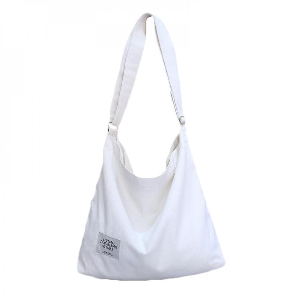 Women Canvas Tote Handbags Casual Shoulder Bag Rock band Album Decor Crossbody Eco-friendly Hobo bag