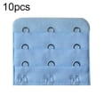 thumbnail image 1 of MesaSe 10Pcs 3-Row 3-Hook  Women Bra Extender Clasp Strap Extension Band Set, 1 of 11