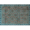 thumbnail image 1 of Ahgly Company Indoor Rectangle Persian Light Blue Traditional Area Rugs, 7' x 9', 1 of 4