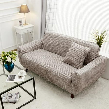 Four Seasons Slipcovers Double 145-180CM Four Seasons Universal Thickened All-purpose All-covered Sofa Cover Non-slip Leather Sofa Towel Stretchy Full-covered Cloth Sofa Cover ()