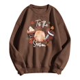 thumbnail image 5 of Chandail à Capuche Sans Capuche pour Femmes Mode Décontractée Confortable Chandail Imprimé Lettres Anglaises, Taille:S, 5 of 5