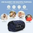 thumbnail image 5 of Get Well Gifts for Women After Surgery Hug Blanket Sunflower Gifts for Women Get Well Soon Gift for Women Friends Coworkers Feel Better Inspirational Gifts for Women Healing Blanket 50"*60" Purple, 5 of 5