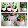 thumbnail image 4 of Kids Succulent Potted Flower DIY Crafts Model Practical Clay Modelling Light Clay Children's Educational Toy Type 1, 4 of 9