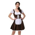 thumbnail image 3 of Dpytoraw Women Octoberfest Dirndl Dress Traditional German Festival Performance Clothes, 3 of 3