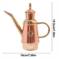 thumbnail image 4 of Botella Dispensadora de , Aceitera de Cobre Hecha A Mano, Estilo Retro Clásico Europeo, Vinagrera Antigoteo para Uso Diario., 4 of 5