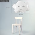 thumbnail image 3 of 4 Pieces White Cloud Mylar Foil Balloons Smiling Face Balloons Party Supplies for Baby Shower Themed Party Wedding Engagement Decorations, 3 of 7