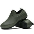 thumbnail image 2 of Porfeet Casual Men Women Anti Skid Slip On Oil Proof Safety Chef Work Shoes Footwear,Green 45, 2 of 9