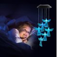 thumbnail image 1 of LED Solar Angel Wind Chime Lamp Home Garden Chandelier Decoration, 1 of 8