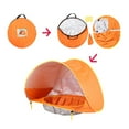 thumbnail image 2 of Tente Portable Pliable pour Enfants, Abri Solaire en Polyester, Protection Solaire pour Piscine, Auvent Rose Rouge, 2 of 9