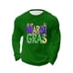 thumbnail image 3 of Mens Casual Camisetas, Carnaval Impreso Manga Larga Cuello Redondo Suelto Ajuste Superior, 3 of 5