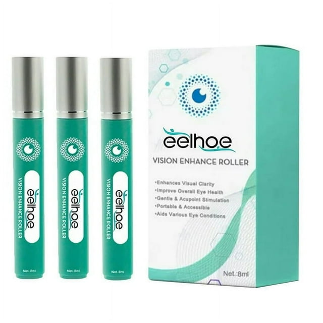 OphthlaMed Vision Enhance Roller Eye Massage To Relieve Fatigue and Improve Vision Enhances Visual Clarity 3PCS