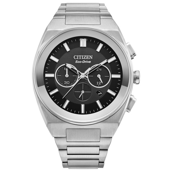 Citizen Eco-Drive Men's Axiom Stainless Steel Chronograph Watch - CA4580-50E
