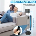 thumbnail image 6 of Mount-It! Height Adjustable Speaker Floor Stands | Set of 2, 6 of 9