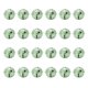 thumbnail image 1 of 24 Uds cascabeles verdes 40mm diseño de pentagrama hueco DIY hacer campanas esmeriladas de hierro para Navidad para llaveros artesanales, 1 of 5