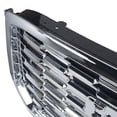 thumbnail image 3 of For 2015-2020 GMC Yukon Denali Style Silver Front Upper Grill Grille Chrome ABS, 3 of 5