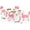 Pink, variant on OLAKIDS Kids Table and Chair Set, Height Adjustable Toddler Desk and 4 Chairs with Graffiti Desktop Non-Slip Legs, Large 47" L x 23.5" W Multi-Activity Art Table for Daycare Classroom Home