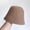 Straw Weaved Fisherman Hat - Coffee, variant on Spring And Summer Bucket Hat Women's Retro Bell Shaped Face Show Small Grass Weaving Fisherman Hat Bowl Hat Breathable Sun Protection Versatile Sun Protection