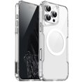 thumbnail image 1 of Magnetic Transparent Shockproof Case For iPhone 16 Pro Max 15 Plus 14 13 12 For Magsafe Wireless Charging Hard Acrylic PC Cover White For iPhone 15Pro Max, 1 of 6