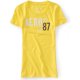 thumbnail image 1 of Camiseta Adornada Aeropostale Mujer Aero Ny Est. 87 Amarilla Extragrande, 1 of 1