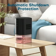 KLOUDIC 33Oz Dehumidifier Small Dehumidifiers for Room 280sq.ft with Auto-off, 7 Colors LED Light