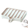 thumbnail image 4 of Soap Dish - Bathroom Soap Holder | Soap Bar Holder for Shower | Drain Soap Box | Household Draining Soap Tray | Portable Soap Storage Containers | Soap Holder Box for Shower, Sponges, Dishcloths, 4 of 5