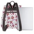 thumbnail image 3 of Fotbe Purple Mushroom Mochila Bolso con Estampado para Mujer, Mochila Antirrobo de Nylon Impermeable, Bolsa Ligera de Hombro, 3 of 4