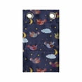 thumbnail image 1 of Fantasy World Hanging Pocket Organizer, Orient Bird with Stars and Clouds at Nighttime, Printed Polyester Storage Bag with Pockets, 9" x 16", Multicolor, 1 of 2
