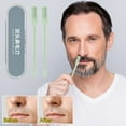 thumbnail image 5 of Momihoom 2 in 1 Nasal Hair Cutter, 360° Rotating Nose Hair Trimmer, Double Sided Nose Hair Knife, Manual Nose Hair Trimmer, Nostril Hair Remover Tool, 5 of 8
