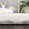 thumbnail image 4 of SAFAVIEH Tahoe Gerald Quatrefoil Shag Area Rug, 5' x 7', Silver/White, 4 of 8