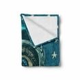 thumbnail image 2 of Astronaut Soft Flannel Fleece Throw Blanket, Amazed Astronaut Giant Surprised Eye Stars Wonders of the Universe, Cozy Plush for Indoor and Outdoor Use, 50" x 60", Dark Blue Teal, by Ambesonne, 2 of 6