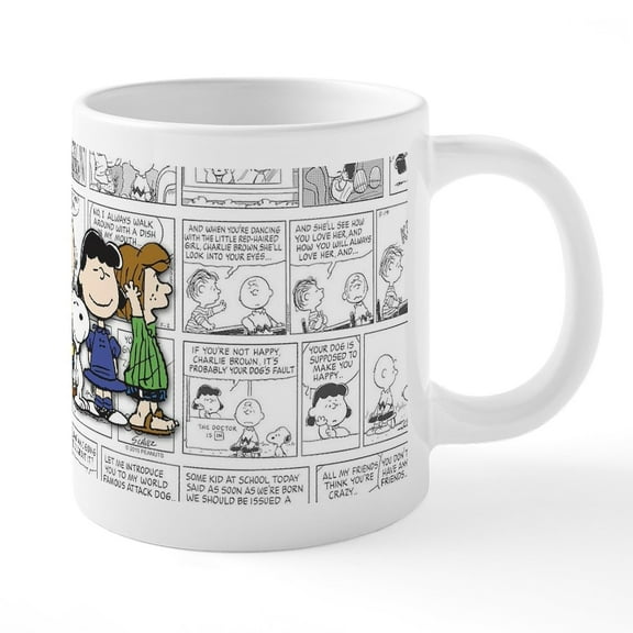CafePress - The Peanuts Gang Mugs - 20 Oz White Ceramic Mega Mug