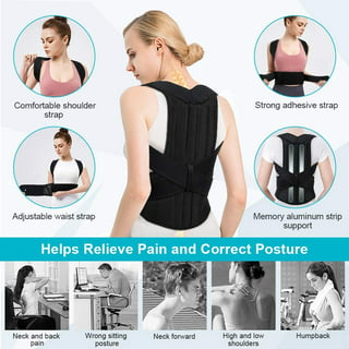 2PCS Posture Corrector Brace for Women Posture Cor Rector Ladies Adjustable  Shoulder Back Posture Corrector Chest Brace Support Belt Vest Adjustable