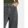 thumbnail image 5 of Time and Tru Women’s High Rise Corduroy Wide Leg Pants, Available in 28" and 30" Inseams, Sizes 2-22, 5 of 5