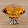 thumbnail image 4 of 1Pcs Crystal Glass Diamond Shape Drawer Knob Cupboard Pull(701 A-40 yellow), 4 of 8
